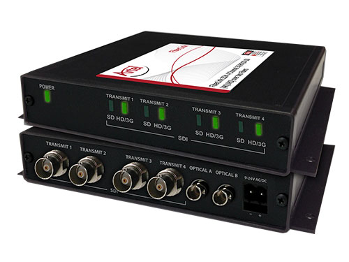 Fiberlink 3524 4 Channel 3G/HD/SD-SDI (4K/UHD) Series